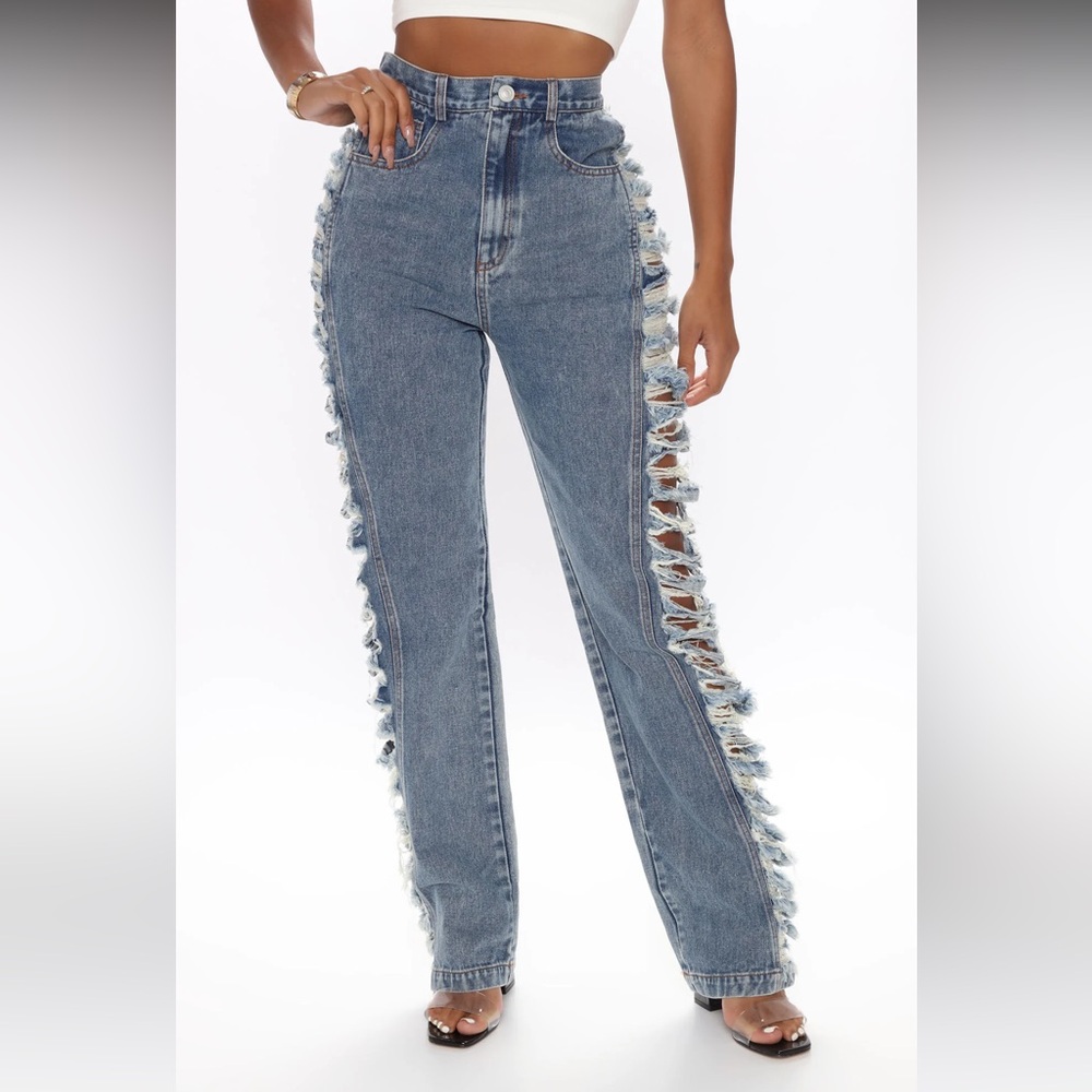 Fashion Nova straight leg jeans